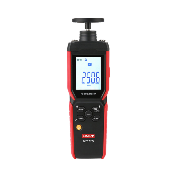 Uni-T 2 in 1 Contact & Non Contact Tachometer For RPM, Frequency and Surface Velocity