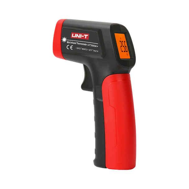 Uni-T Infrared  Thermometer. Compact and Slim Tempreature Range -32°~400° C  1.5v Battery جهاز قياس درجة الحرارة بالموجات تحت الحمراء
