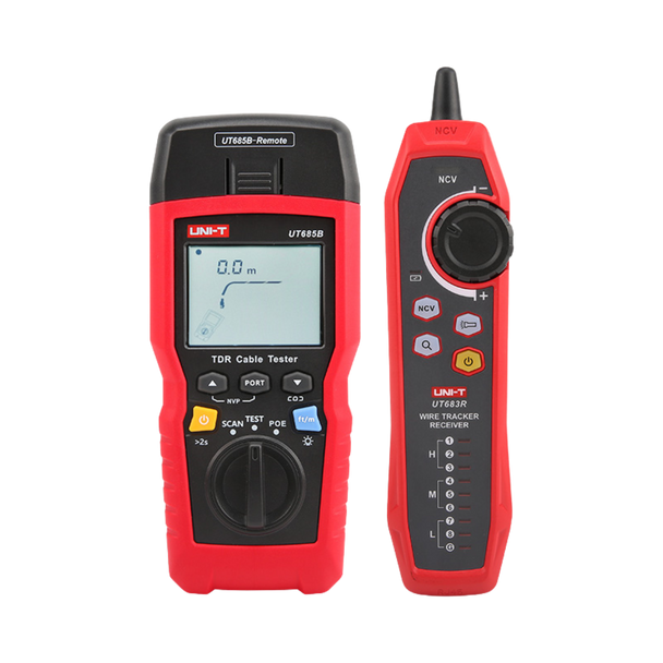 Uni-T KIT TDR Cable Tester For Detecting Cable Length and Line Sequence For Twisted Pair Cables, Coaxial Cable, and POE Network Cable