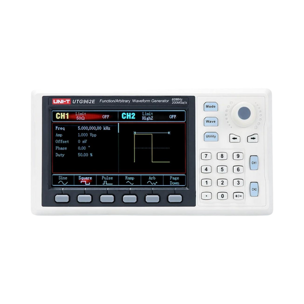 Uni-T Function/Arbitrary Waveform Generator 60MHz, 2 Channels, 200MS/s