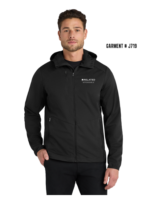 Mens Hooded Soft Shell Jacket