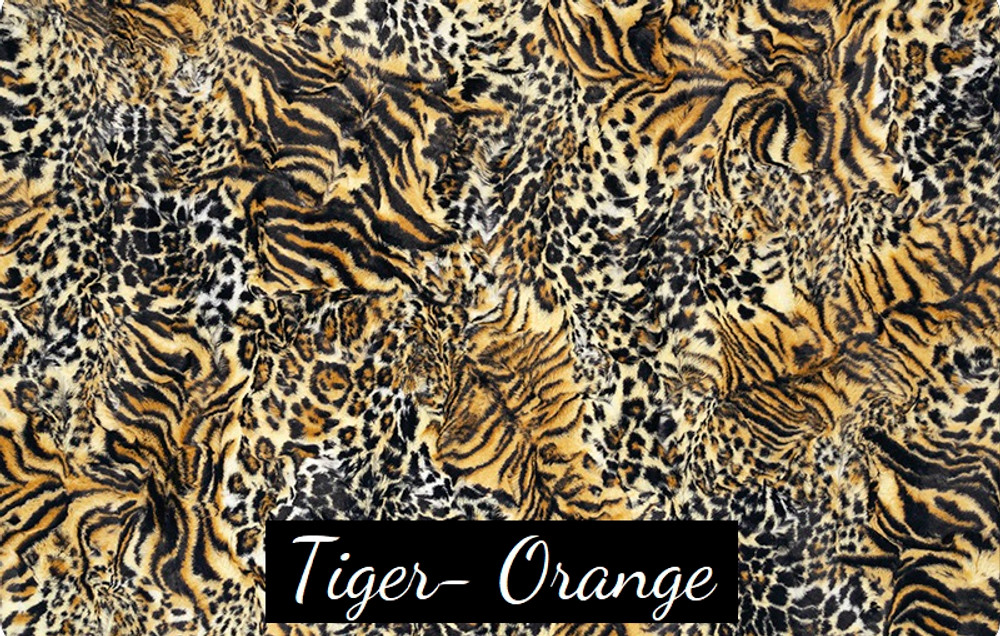 An Orange & Gold 50"x60" BENGAL TIGER Throw Blanket. *DEAL