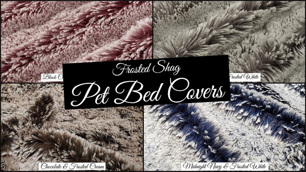 SHAG Frosted: Calming Pet Bed Covers