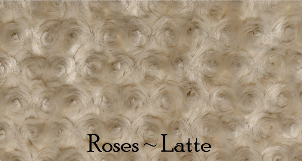 A 50"x60" Latte Roses Blanket, w/DIVINE upgrades *DEAL