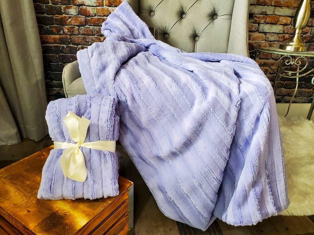 A 30"x45" SABLE Blanket, color Iris. w/DIVINE upgrade. *DEAL