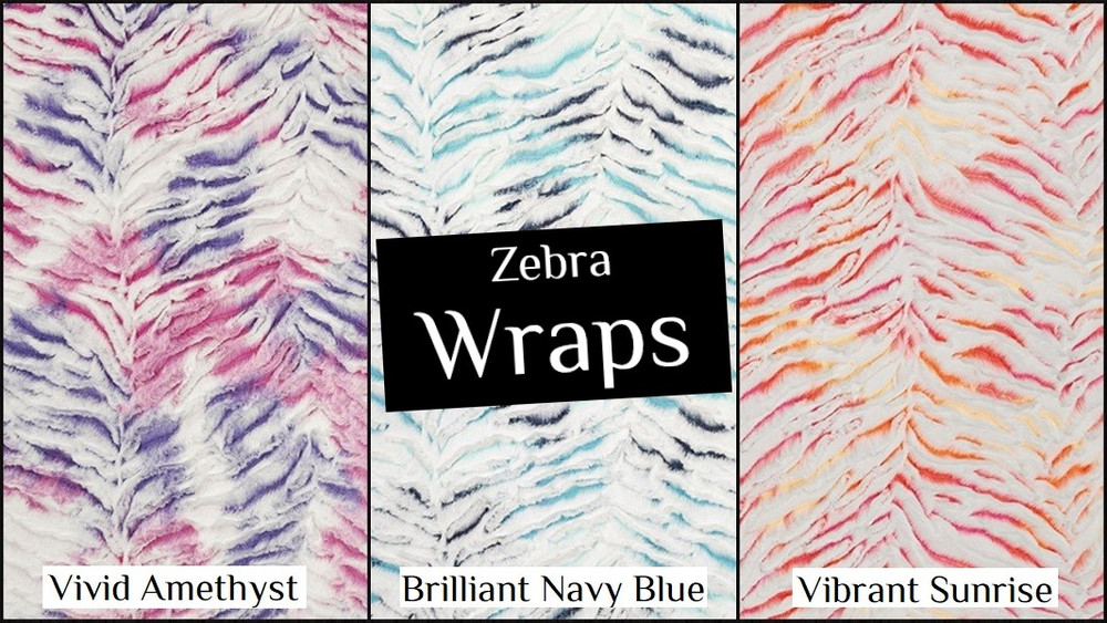 ZEBRA, Tie Dye Neon - Wrap