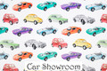 Car Showroom Travel Blanket