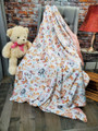 This is an example of a finished Fairy Tale blanket with Pink Grapefruit in Bella on the back side