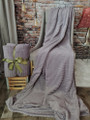 A 60"x82" XX-Large BROOKLYN Blanket, in Gray. DIVINE Fabric. *DEAL