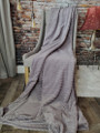 A 60"x82" X-Large BROOKLYN Blanket, in Gray. DIVINE Fabric. *DEAL