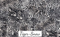 A 60"x70" SNOW WHITE TIGER Blanket. DIVINE Fabric. *DEAL