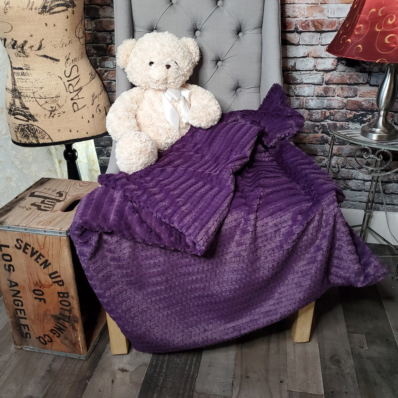 Purple Brooklyn Blanket