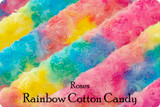 A 30"x40" Rainbow Cotton Candy Baby Blanket, "ROSES" collection. Heavy-weight design. *DEAL