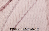 A 30"x37" Small BROOKLYN Blanket, Color is Pink Champagne. Heavy-weight design.. *DEAL