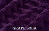 A 30"x45" Medium BROOKLYN Blanket, color is Grape Soda. Heavy-weight design. *DEAL