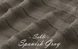 A 50"x60" SABLE Blanket, color is Spanish Gray. *DEAL