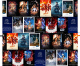 REBELS vs. EMPIRE Large Throw. Black BELLA back. (58"x61") RV