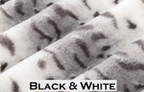 Gray & White CANADIAN LYNX X-Large Adult Blanket. (50"x60")
