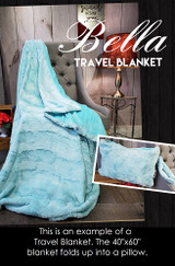 E- BELLA Travel Blankets. (45"x60")