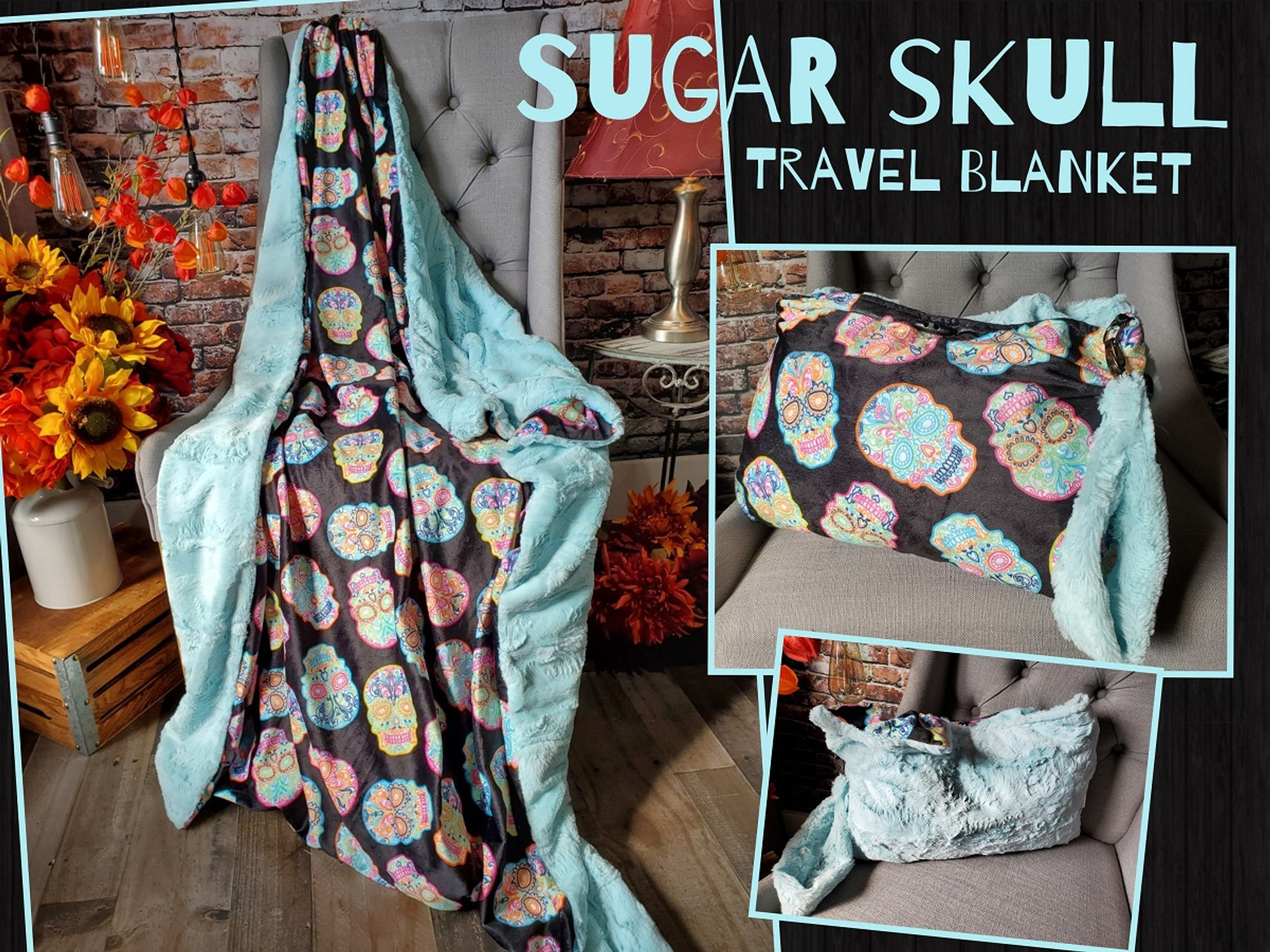 San Francisco Giants 60'' x 70'' Sugar Skull Fleece Blanket