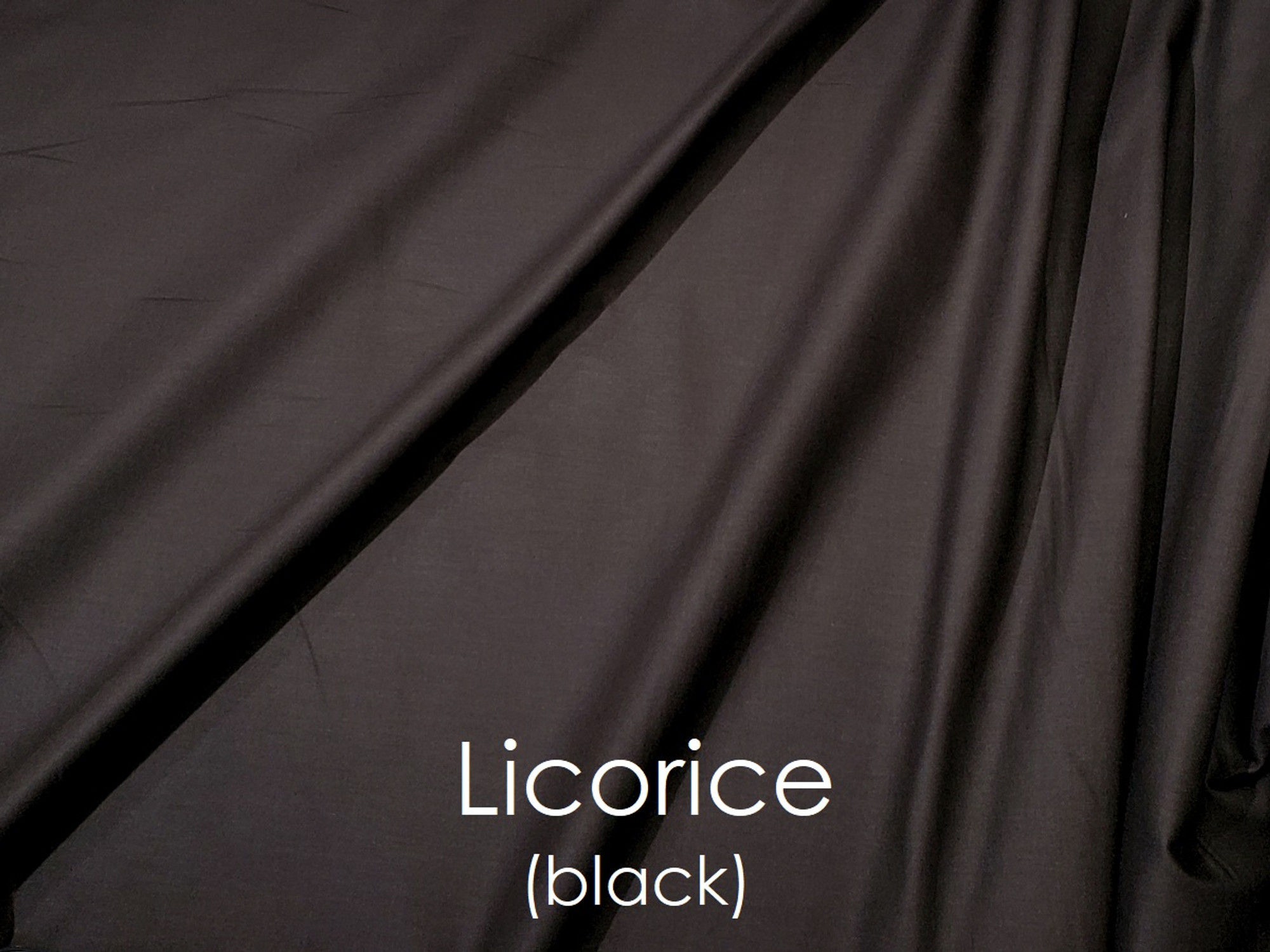 Black Fabric By The Yard