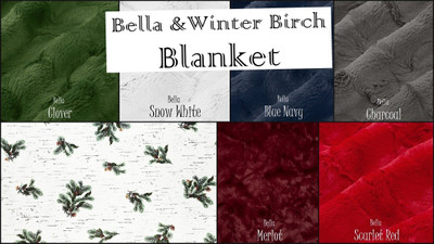 Winter Birch & Bella - Blanket