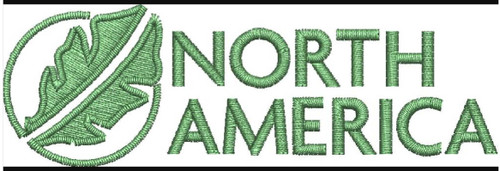 North American Embroidery Logo for Blanket. (2024 Pricing*)