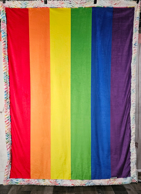 Rainbow Minky Colors