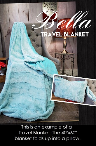 A Brilliant Navy ZEBRA Travel Blanket. (40"x60")