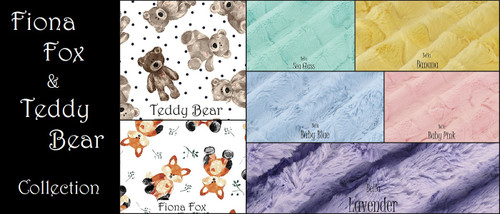Baby Blanket - Teddy Bear & Fiona Fox Blanket
