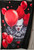 ARTISAN DISCOUNT! A SPOOKY WISE CLOWN X-Large Minky Blanket, w/Standard Edges. (54"x70") 