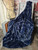 A Navy-Blue FLORENCE small Blanket. (30"x45")
