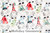 A Christmas Red HOLIDAY GNOMES Self-Binding Throw Blanket. (60"x60")