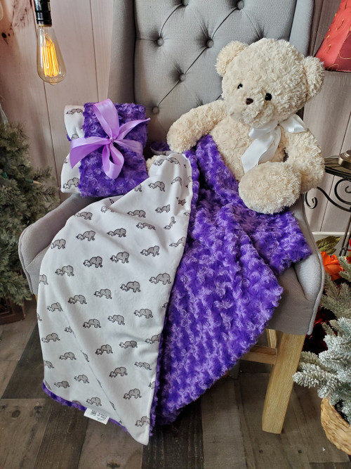 Elephant & Roses Blanket