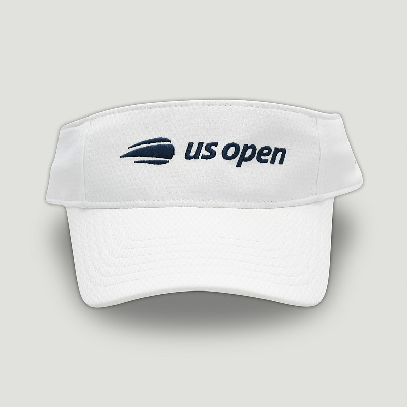 US Open Collection Undated Court Performance Visor - White