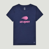 US Open Under Armour Women's Performance Cotton T SS - Navy US Open Under Armour Women's Performance Cotton T SS - Navy