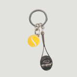 US Open Collection Racquet and Ball Keychain - Yellow