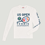 Standard Rec NYC In Racquet Long Sleeve Tee- Front Standard Rec NYC In Racquet Long Sleeve Tee- Front