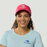 US Open American Needle 2025 Washed Slouch Hat - Pink- Front US Open American Needle 2025 Washed Slouch Hat - Pink- Front