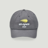 US Open American Needle 2026 Washed Slouch Hat- Charcoal- front