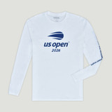 US Open Collection 2026 Official Logo Long Sleeve T-Shirt- White