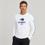 US Open Collection 2026 Official Logo Long Sleeve T-Shirt - White