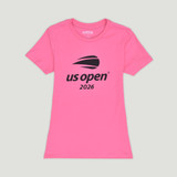 US Open Collection 2026 Women's Official Logo T-Shirt- Hot Pink
