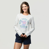 US Open Standard Rec Women's NYC Apple Figure Long Sleeve Tee