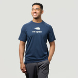 US Open Collection Carrollton Screenprint S/S Tee- Navy