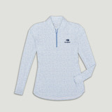 US Open Women's Peter Millar 1/4 Zip Honey Deuce Sun Shirt