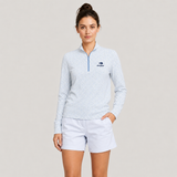 US Open Women's Peter Millar 1/4 Zip Honey Deuce Sun Shirt