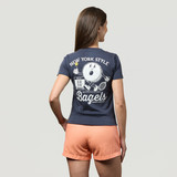 US Open American Needle Women's Bagel Brass Tack S/S Tee- Navy