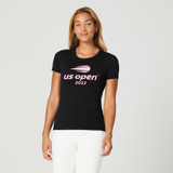 US Open Women's 2022 Official Logo T-Shirt - Black
