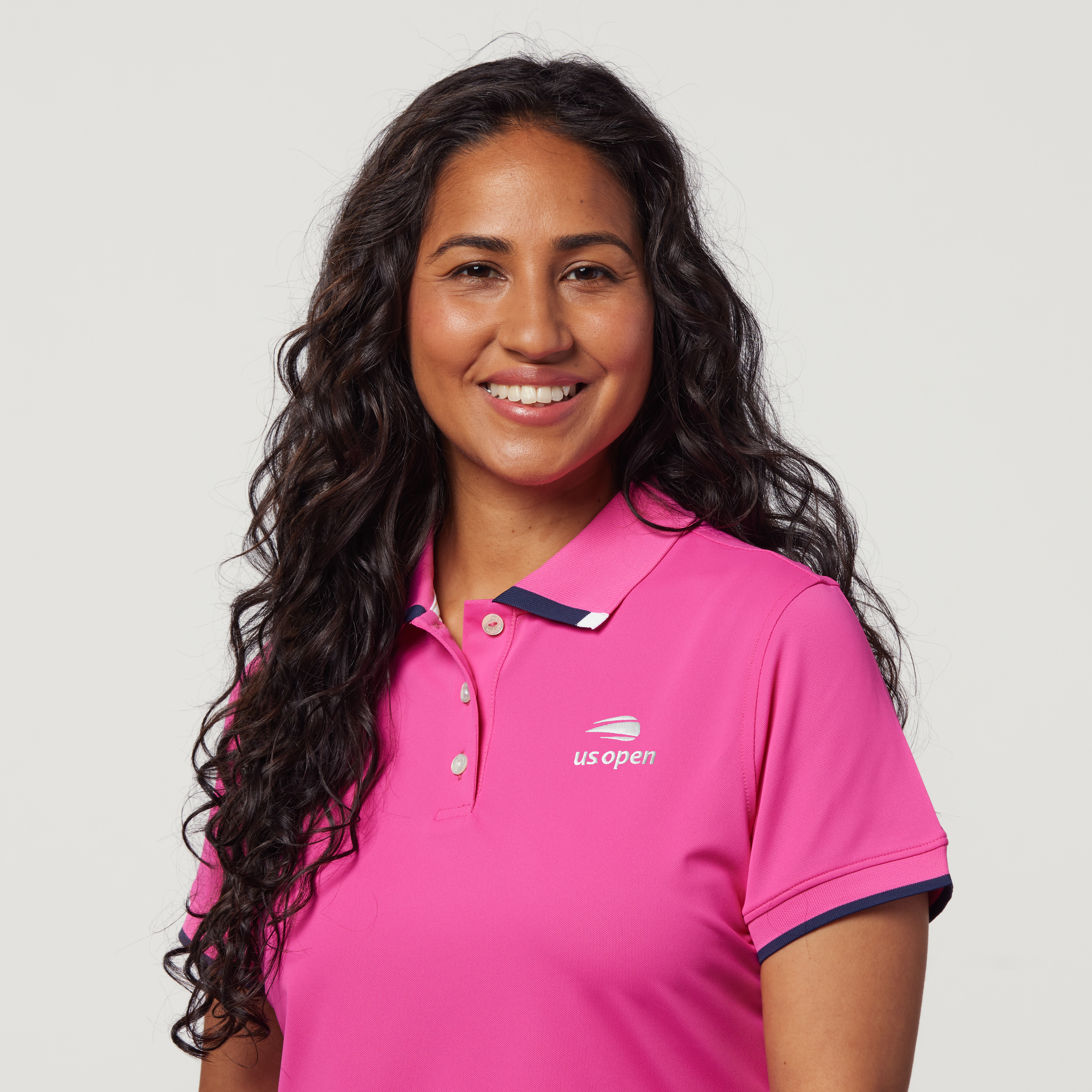 US Open Peter Millar Women's Mesh Polo - Pink